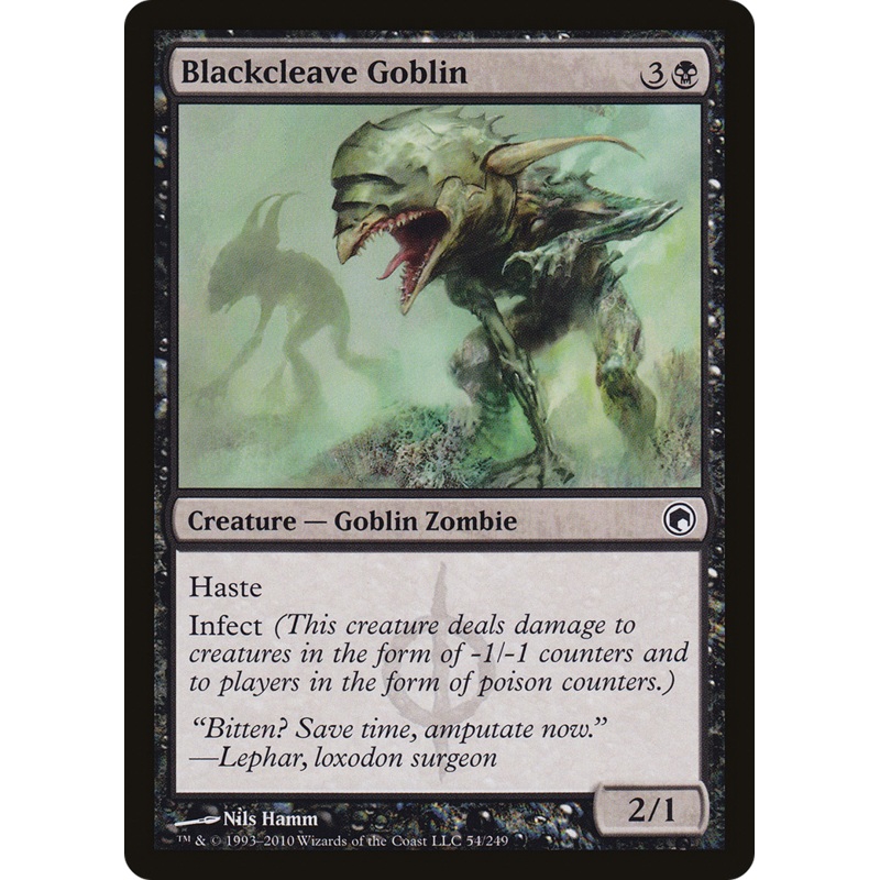 Blackcleave Goblin [Scars of Mirrodin]