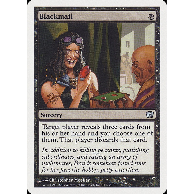 Blackmail [Ninth Edition]