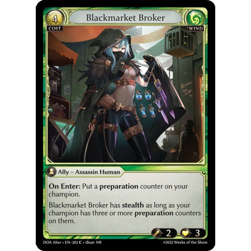 Blackmarket Broker (202) [Dawn of Ashes: Alter Edition]