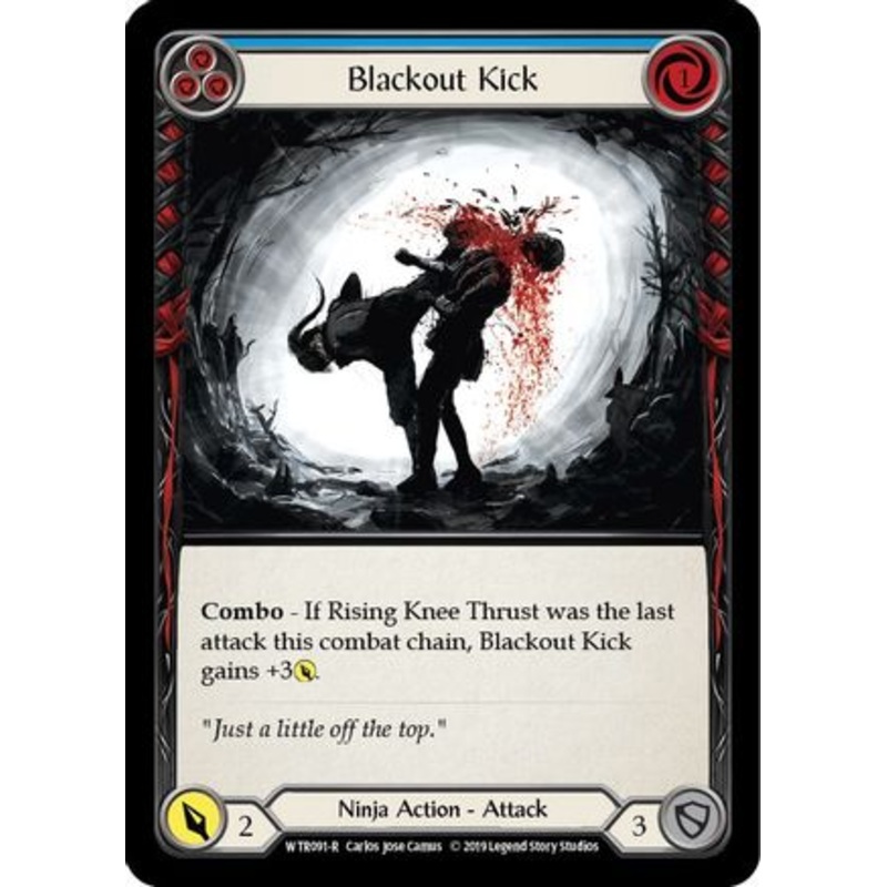 Blackout Kick (Blue) (WTR091) Unlimited Edition – Welcome to Rathe