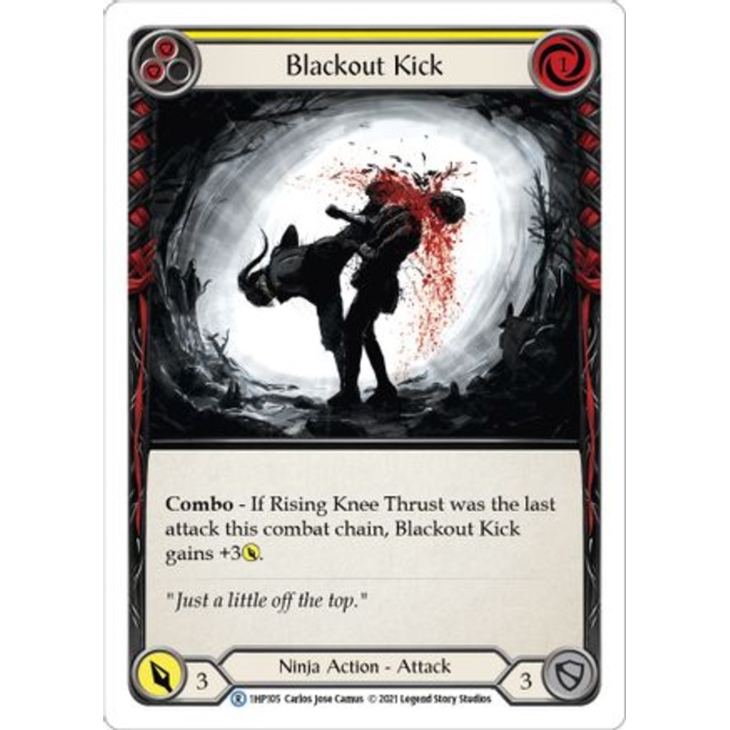 Blackout Kick (Yellow) (1HP105) – History Pack Vol.1