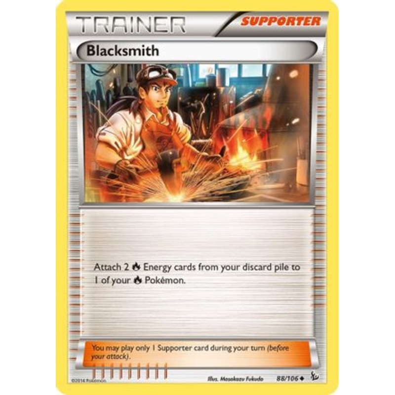 Blacksmith (88/106) [XY: Flashfire] Reverse Holofoil