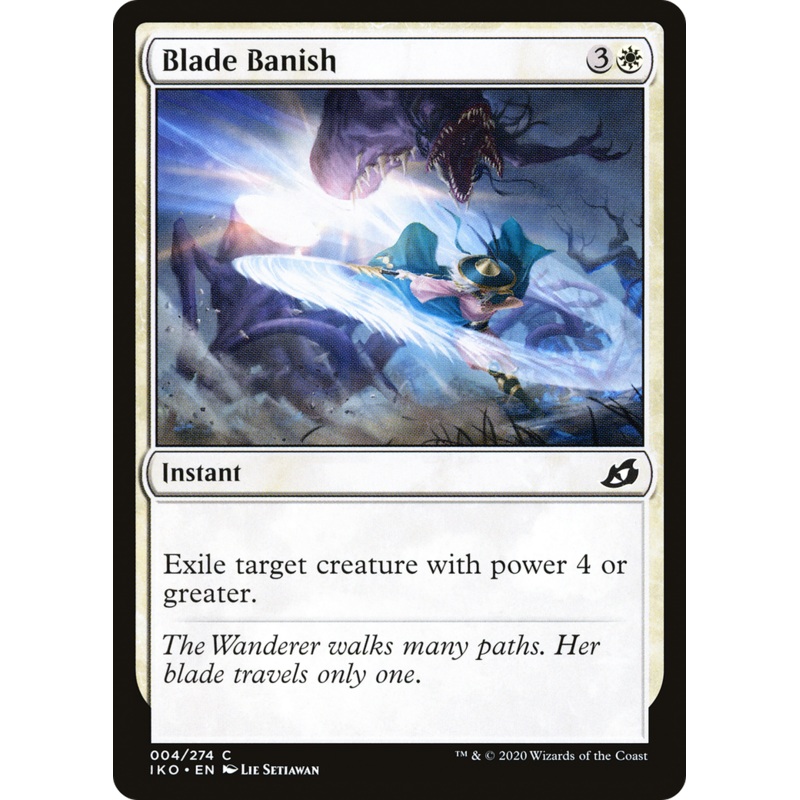 Blade Banish [Ikoria: Lair of Behemoths] Foil