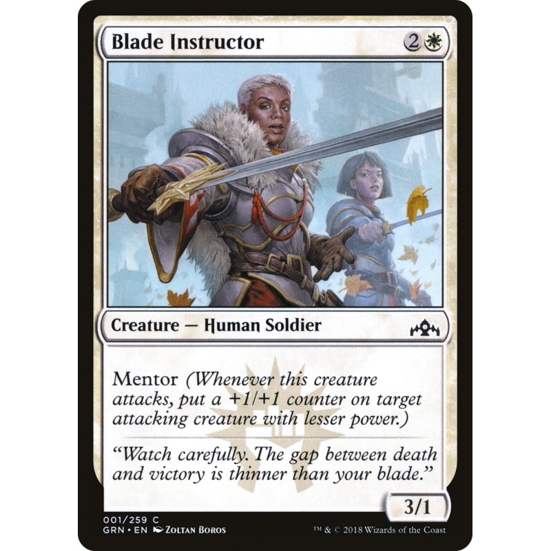 Blade Instructor [Guilds of Ravnica]