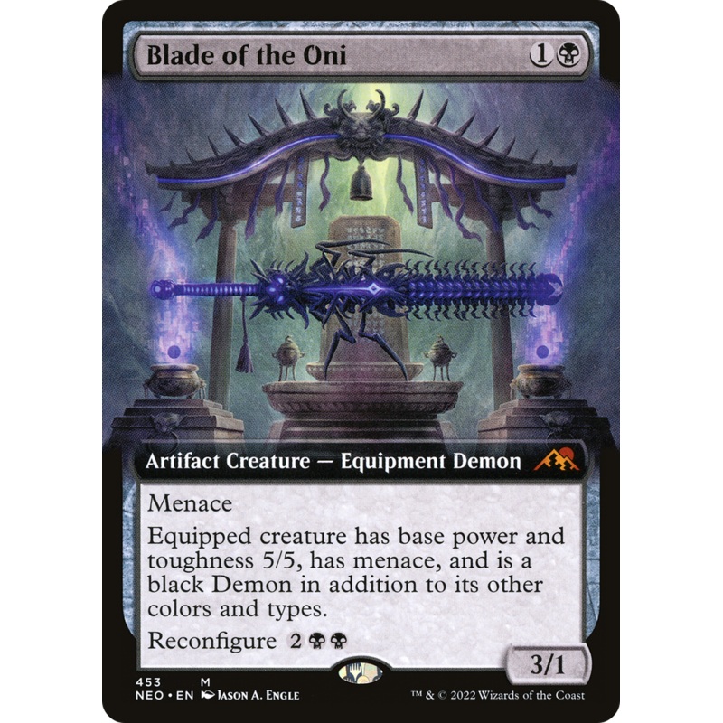 Blade of the Oni (Extended Art) [Kamigawa: Neon Dynasty]