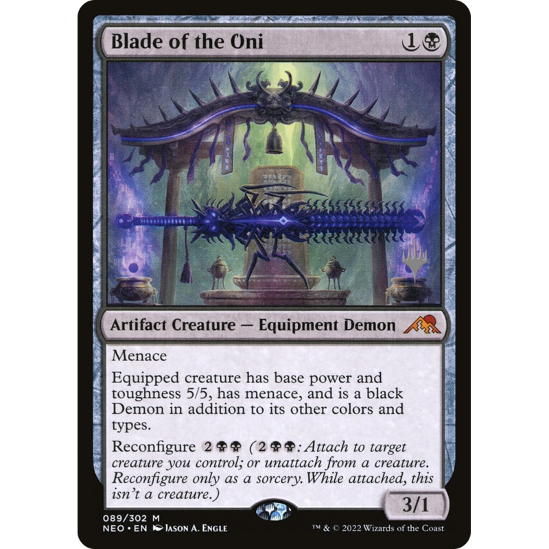 Blade of the Oni (Promo Pack) [Kamigawa: Neon Dynasty Promos]