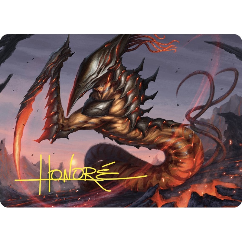 Blade Sliver Art Card (Gold-Stamped Signature) [Commander Masters Art Series]
