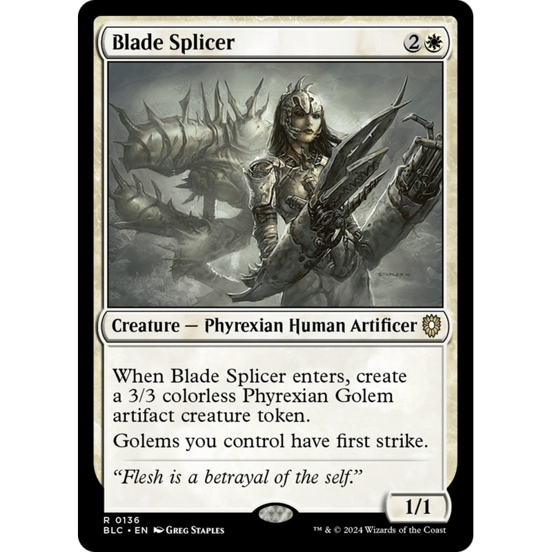 Blade Splicer [Bloomburrow Commander]