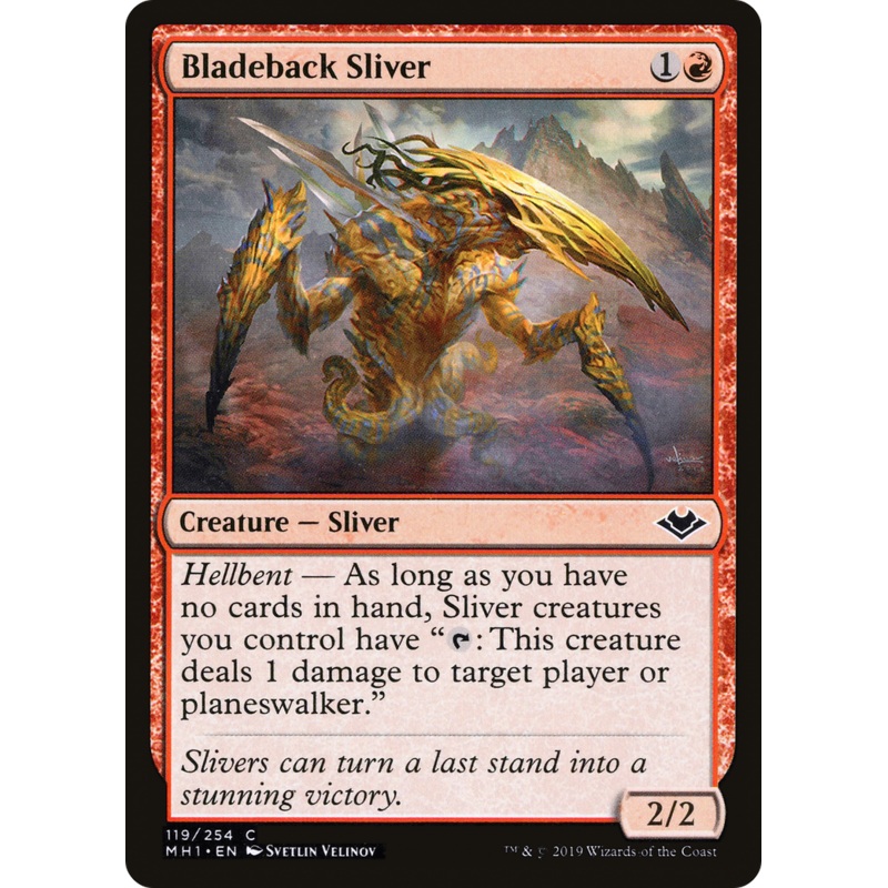 Bladeback Sliver [Modern Horizons]