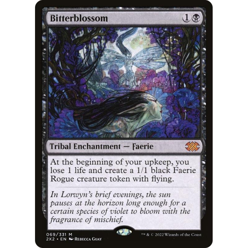 Bitterblossom [Double Masters 2022] Foil