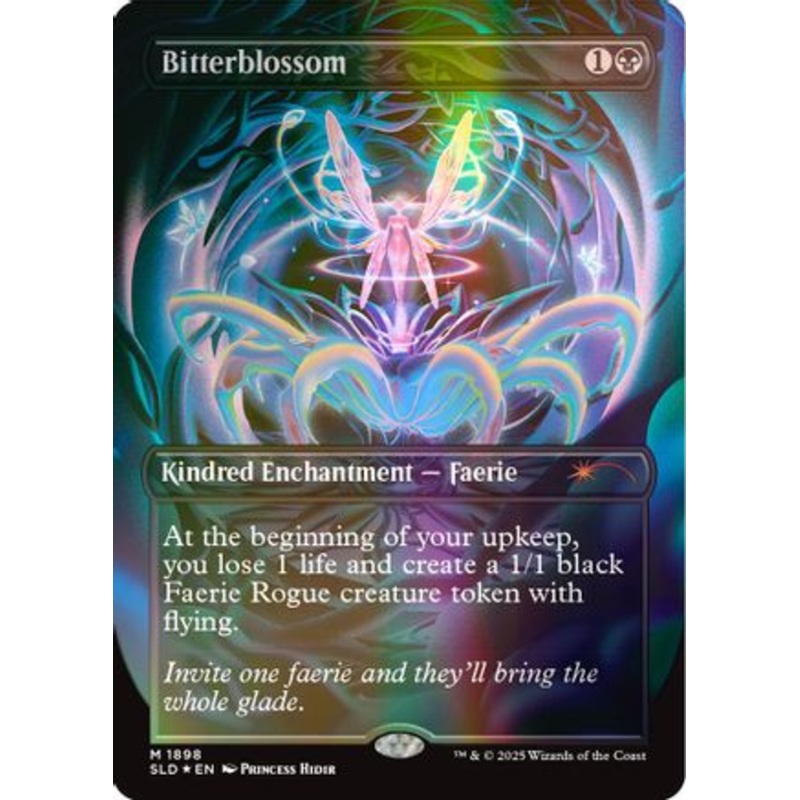 Bitterblossom (Double Rainbow Foil) (1898) Foil – Secret Lair Drop Series