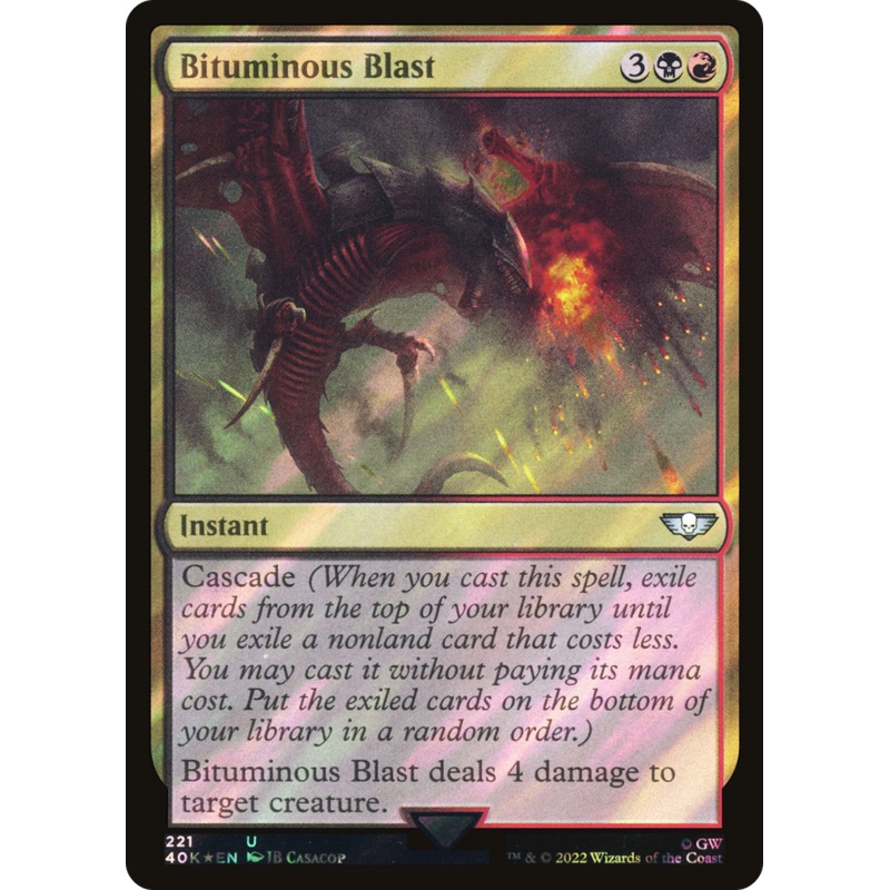 Bituminous Blast (Surge Foil) [Warhammer 40,000]