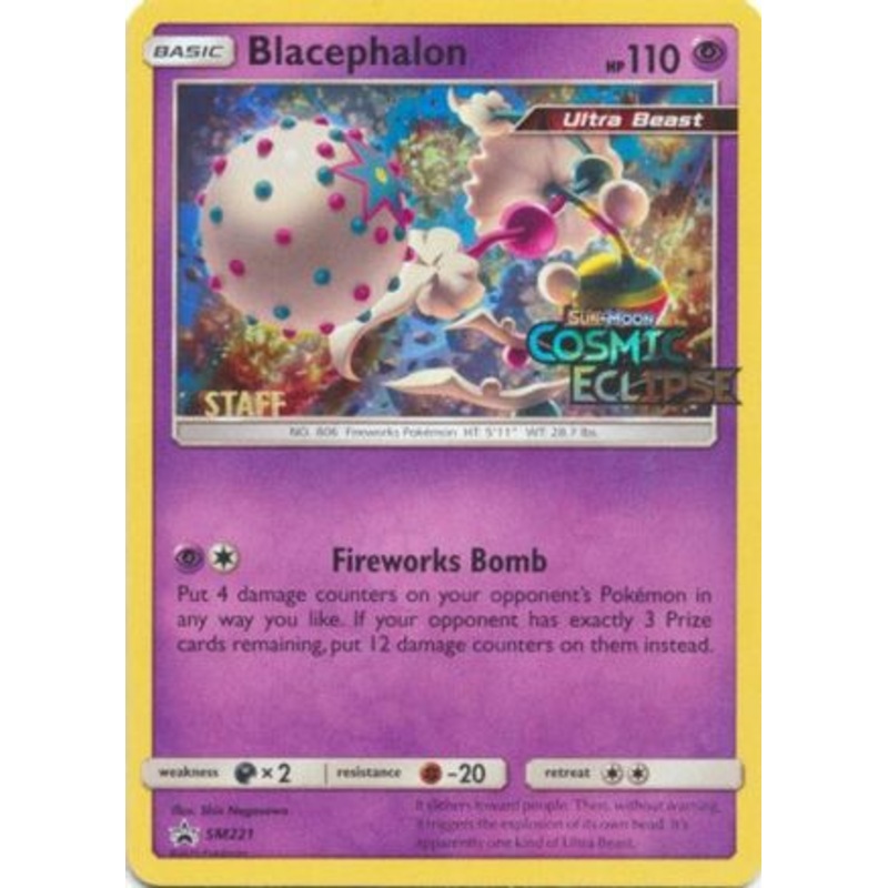 Blacephalon (SM221) (Staff Prerelease Promo) [Sun & Moon: Black Star Promos]