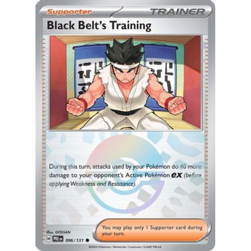 Black Belt’s Training (096/131) (Poke Ball Pattern) [Scarlet & Violet: Prismatic Evolutions]
