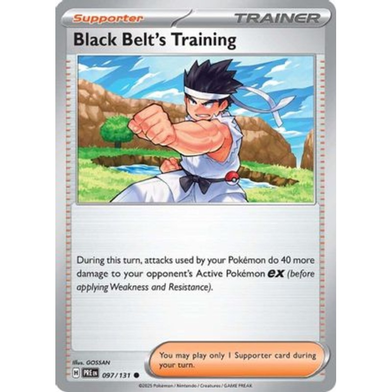 Black Belt’s Training (097/131) [Scarlet & Violet: Prismatic Evolutions] Reverse Holofoil