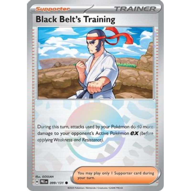 Black Belt’s Training (099/131) (Poke Ball Pattern) [Scarlet & Violet: Prismatic Evolutions]