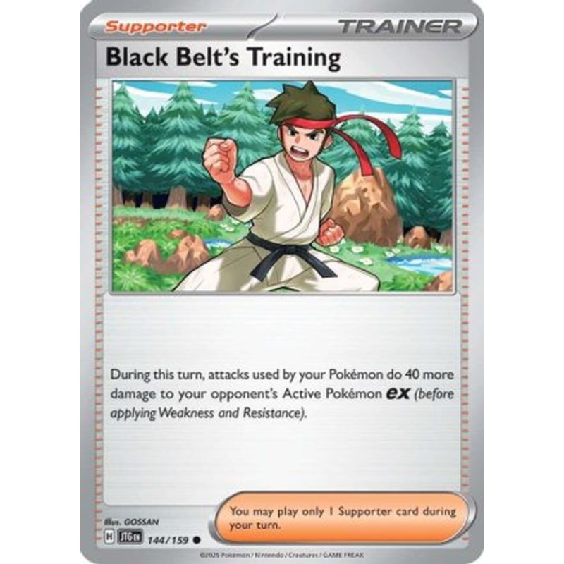 Black Belt’s Training – 144/159 (144) Reverse Holofoil  – SV09 Journey Together