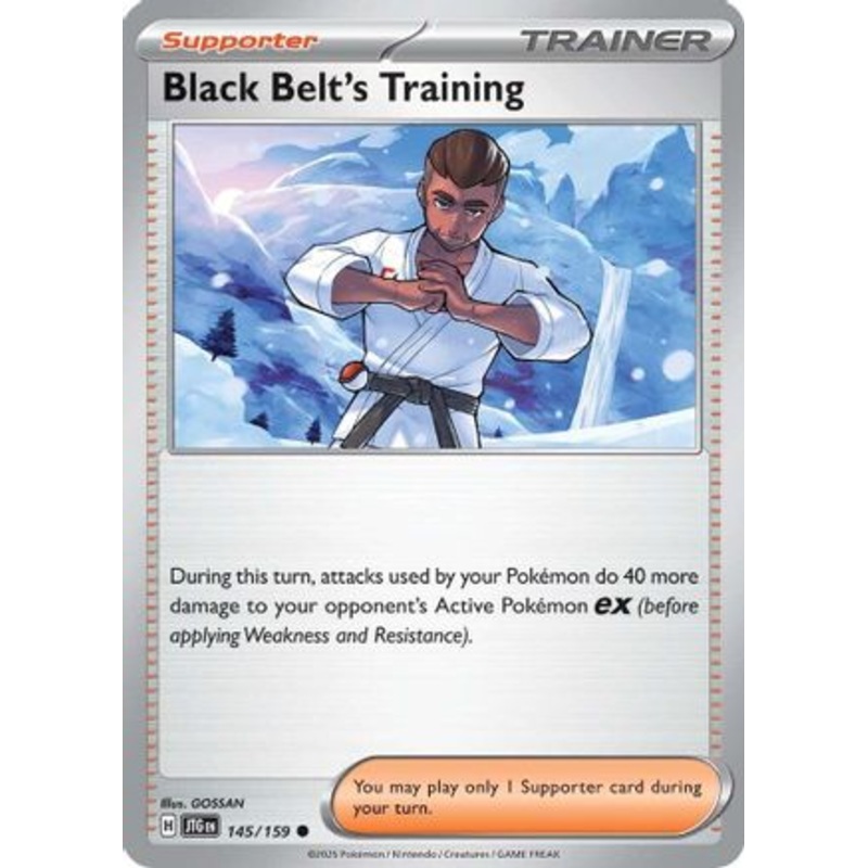 Black Belt’s Training – 145/159 (145) Reverse Holofoil  – SV09 Journey Together
