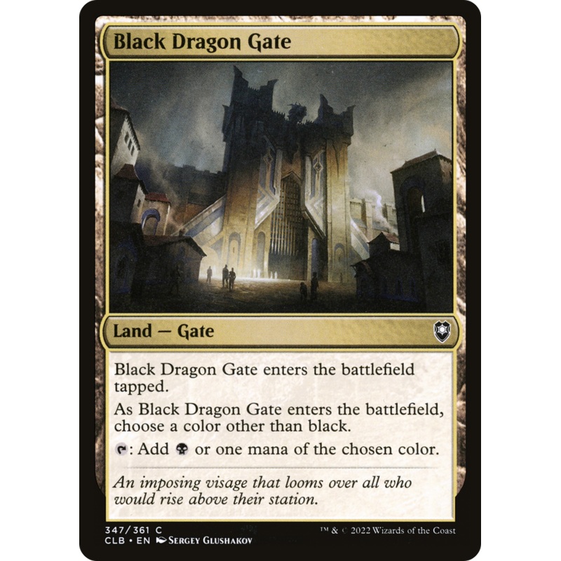 Black Dragon Gate [Commander Legends: Battle for Baldur’s Gate]