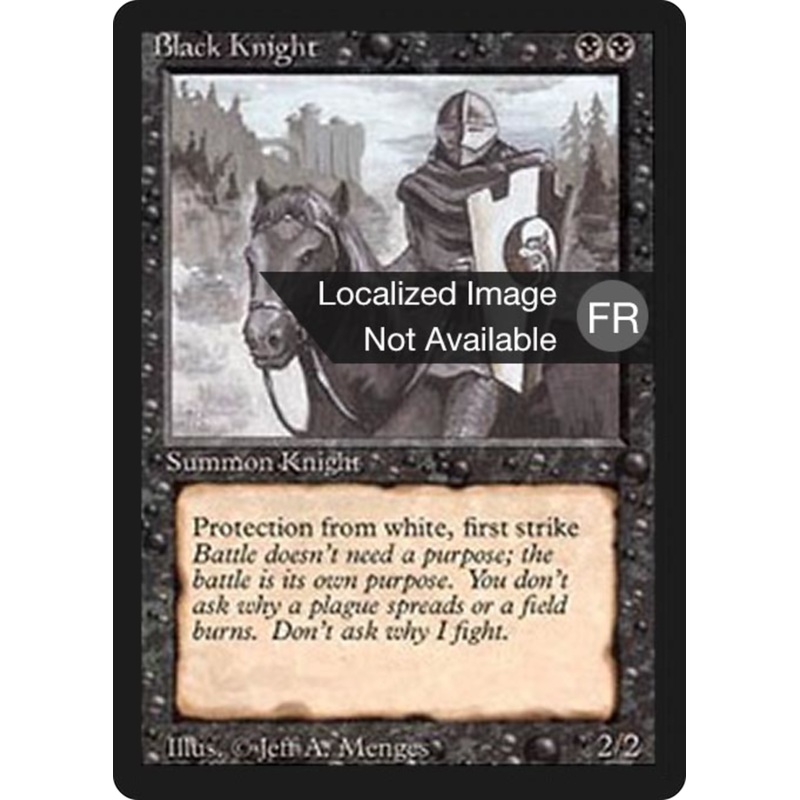Black Knight [Foreign Black Border]