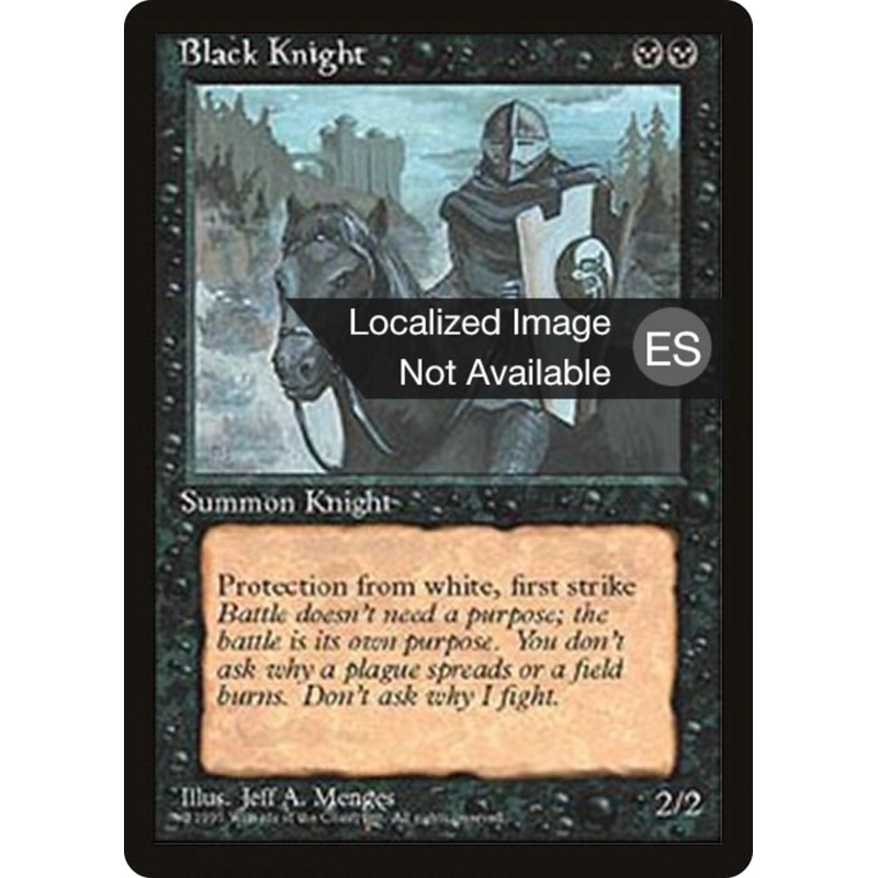 Black Knight [Fourth Edition (Foreign Black Border)]