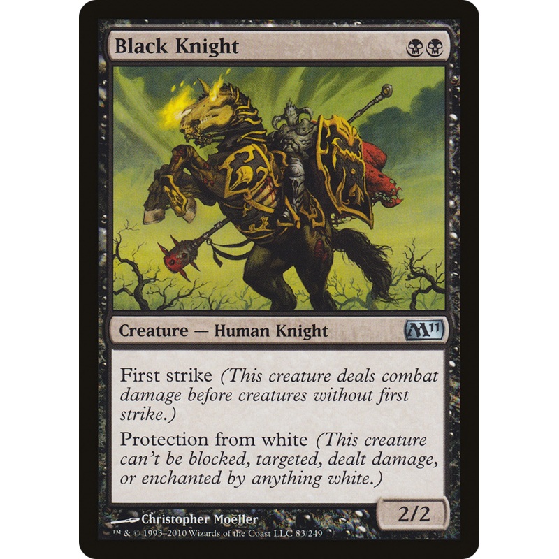 Black Knight [Magic 2011] Foil