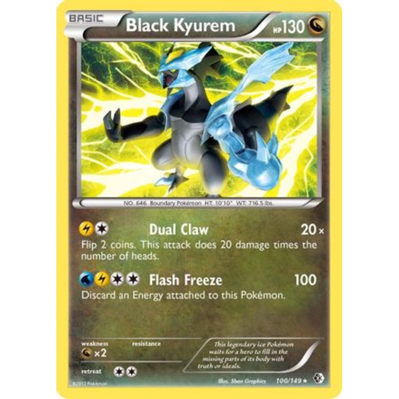 Black Kyurem (100/149) [Black & White: Boundaries Crossed] Reverse Holofoil