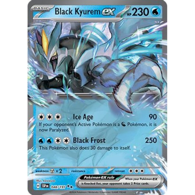Black Kyurem ex (048/191) [Scarlet & Violet: Surging Sparks]