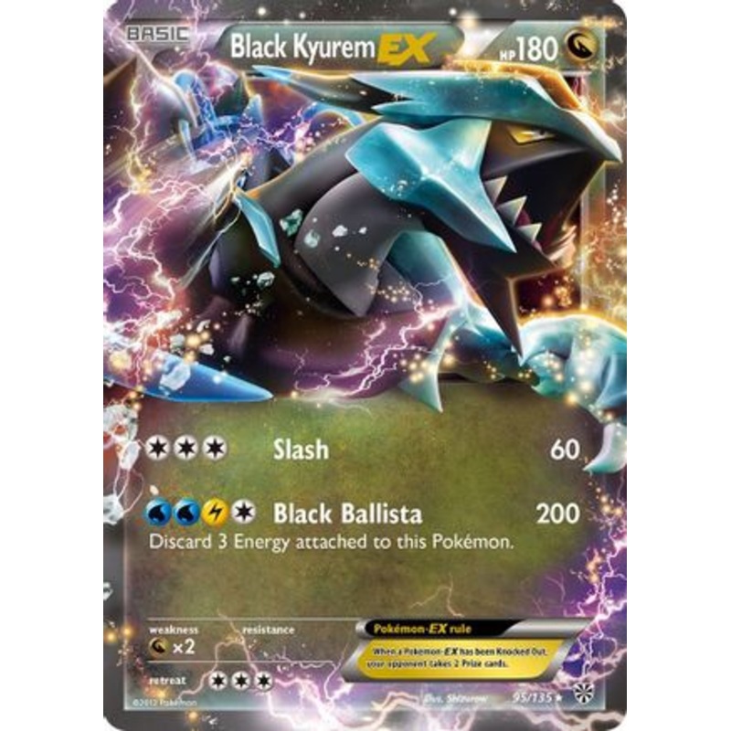 Black Kyurem EX (95/135) [Black & White: Plasma Storm]