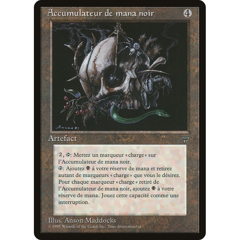 Black Mana Battery (French) – “Accumulateur de mana noir” [Renaissance]