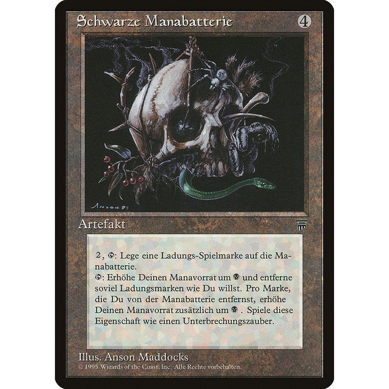 Black Mana Battery (German) – “Schwarze Manabatterie” [Renaissance]