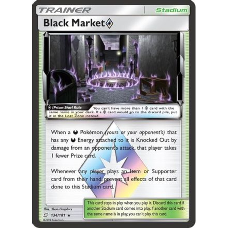 Black Market (134/181) (Prism Star) [Sun & Moon: Team Up]