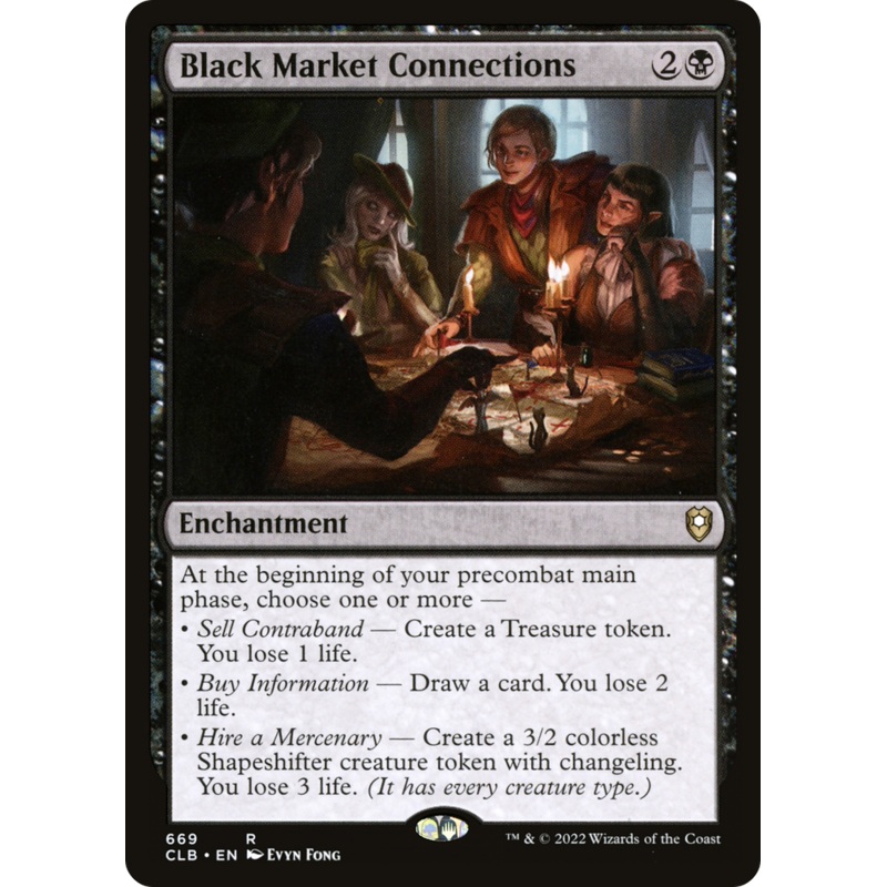 Black Market Connections [Commander Legends: Battle for Baldur’s Gate]