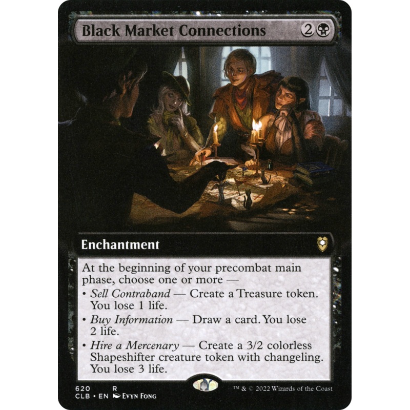 Black Market Connections (Extended Art) [Commander Legends: Battle for Baldur’s Gate]