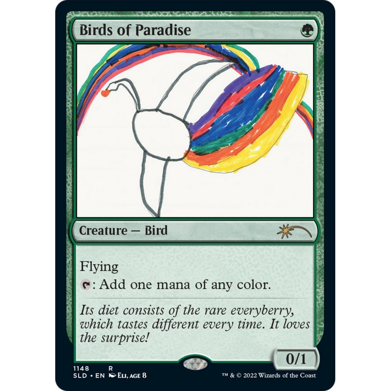 Birds of Paradise (1148) [Secret Lair Drop Series] Foil