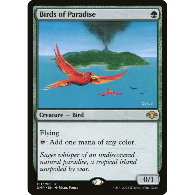 Birds of Paradise [Dominaria Remastered] Foil