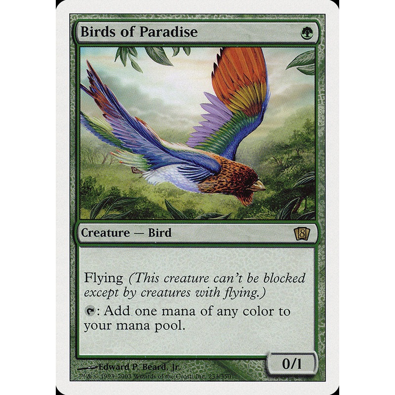 Birds of Paradise [Eighth Edition] Foil