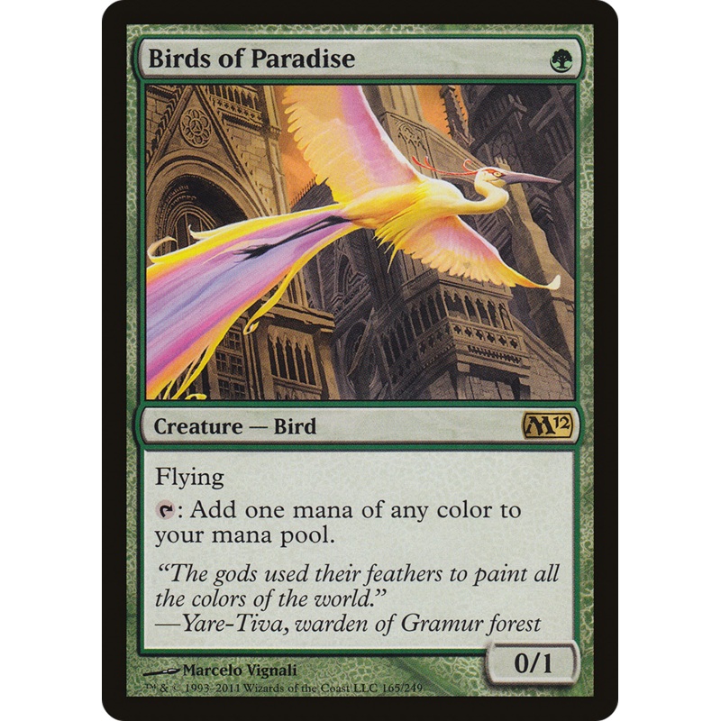 Birds of Paradise [Magic 2012] Foil