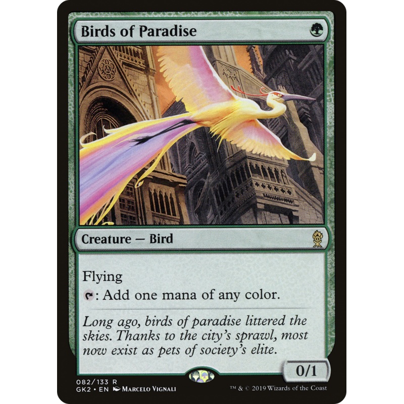 Birds of Paradise [Ravnica Allegiance Guild Kit]