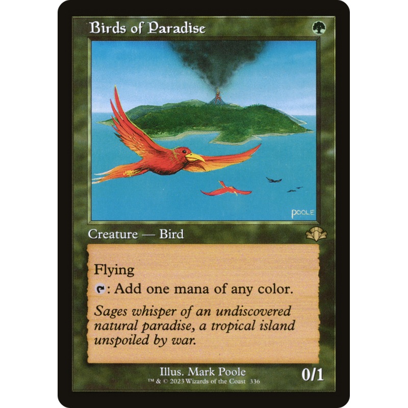 Birds of Paradise (Retro) [Dominaria Remastered] Foil