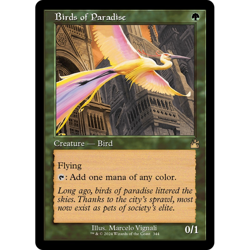 Birds of Paradise (Retro) [Ravnica Remastered] Foil