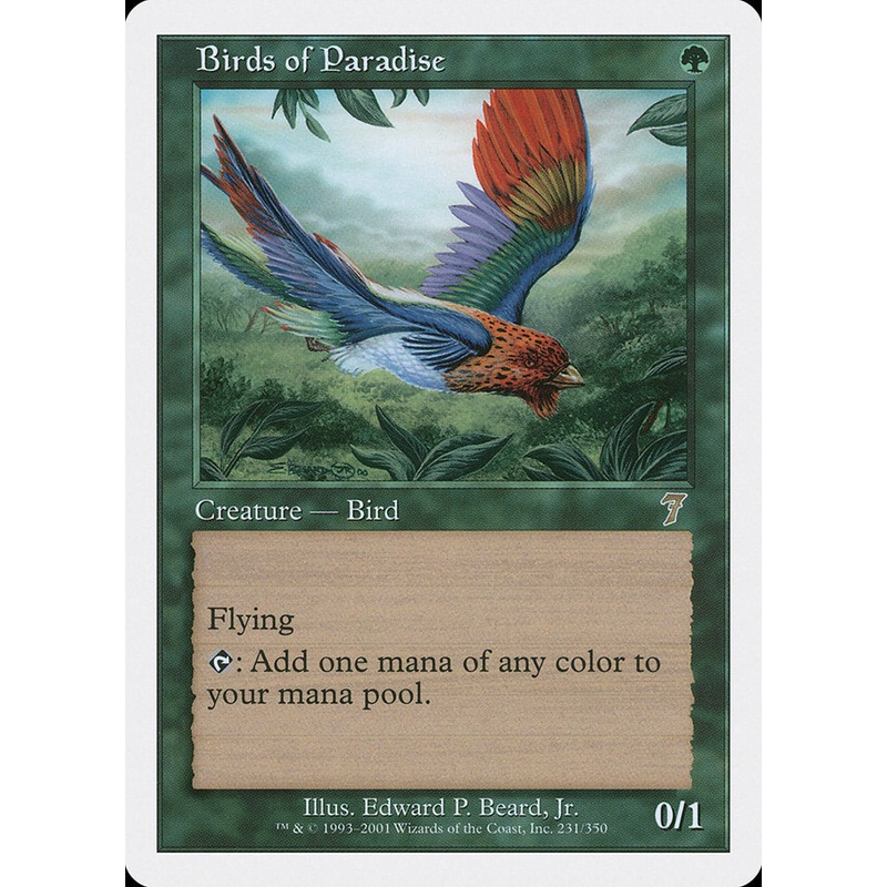 Birds of Paradise [Seventh Edition] Foil