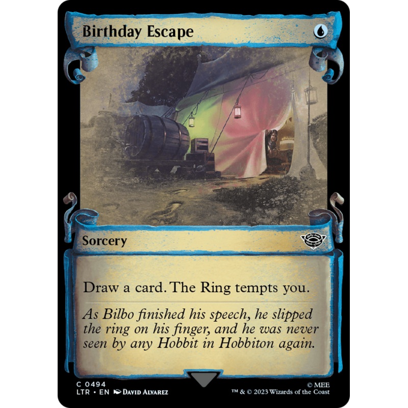Birthday Escape [The Lord of the Rings: Tales of Middle-Earth Showcase Scrolls] Foil