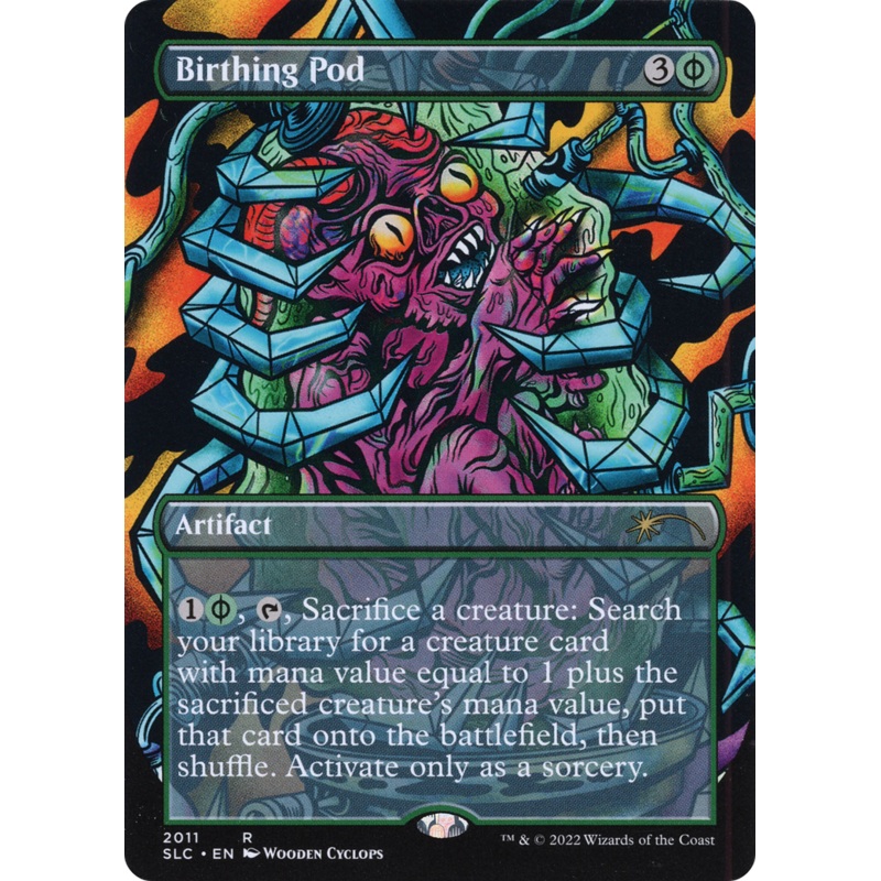Birthing Pod (Borderless Alternate Art) [Secret Lair 30th Anniversary Countdown Kit]