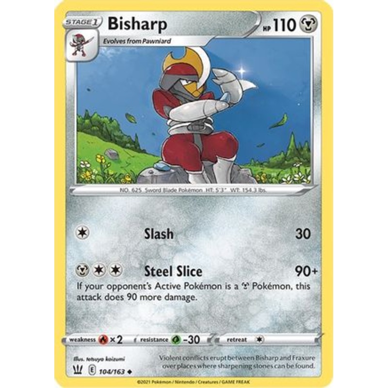 Bisharp (104/163) [Sword & Shield: Battle Styles] Reverse Holofoil