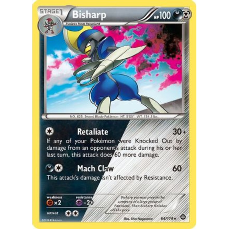 Bisharp (64/114) [XY: Steam Siege] Reverse Holofoil