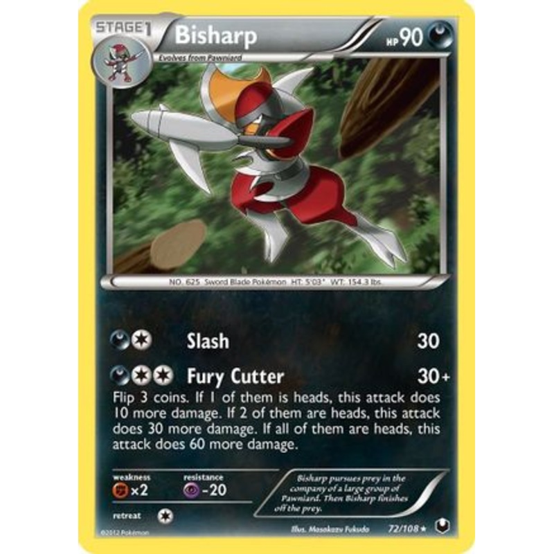 Bisharp (72/108) [Black & White: Dark Explorers]