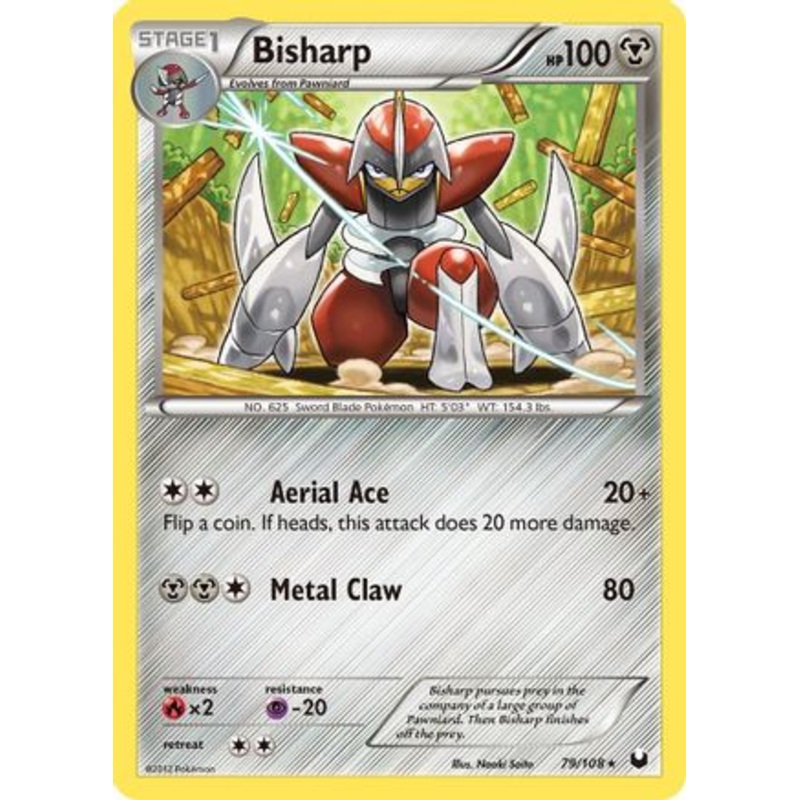 Bisharp (79/108) [Black & White: Dark Explorers]