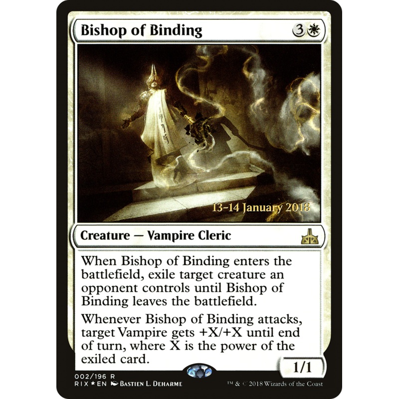 Bishop of Binding [Rivals of Ixalan Prerelease Promos]