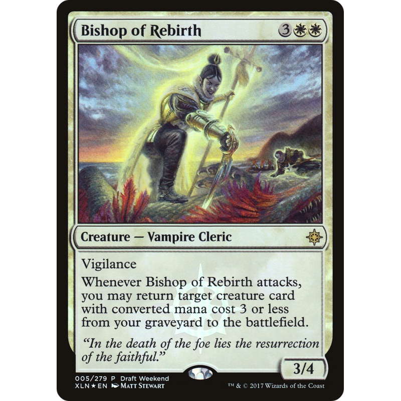 Bishop of Rebirth (Draft Weekend) [Ixalan Promos]